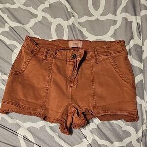 BKE Women's Tan Jean Shorts